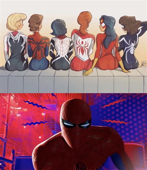 into the spider verse hentai|Spider.